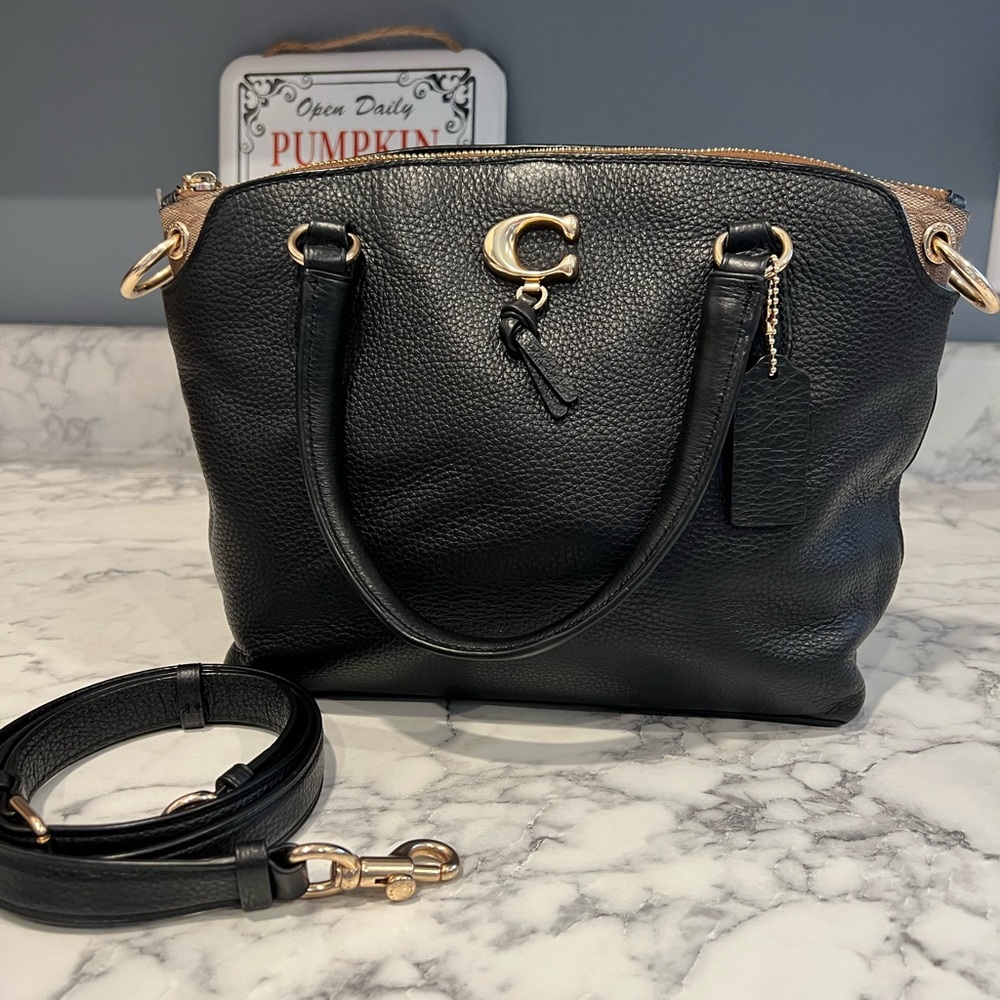 Coach Remi Satchel in Black